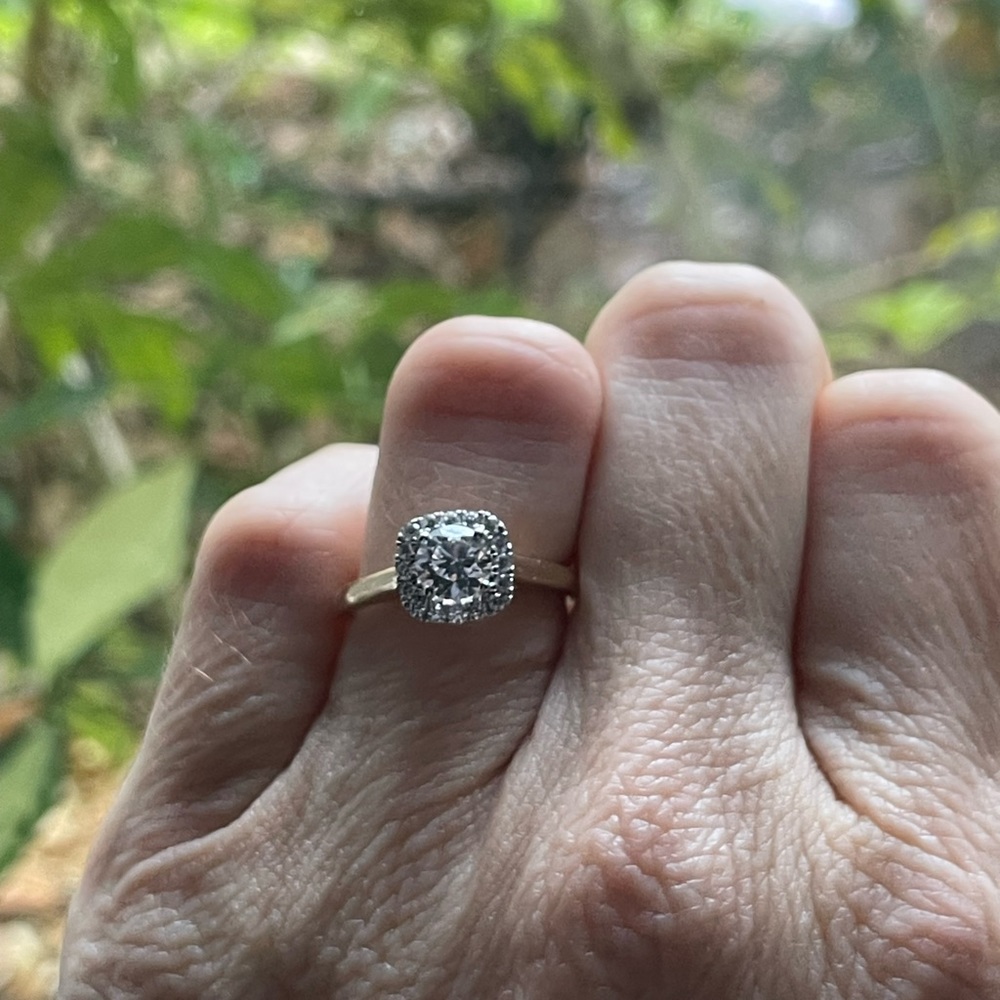 1CT DIAMOND RING - Picture 4 of 7